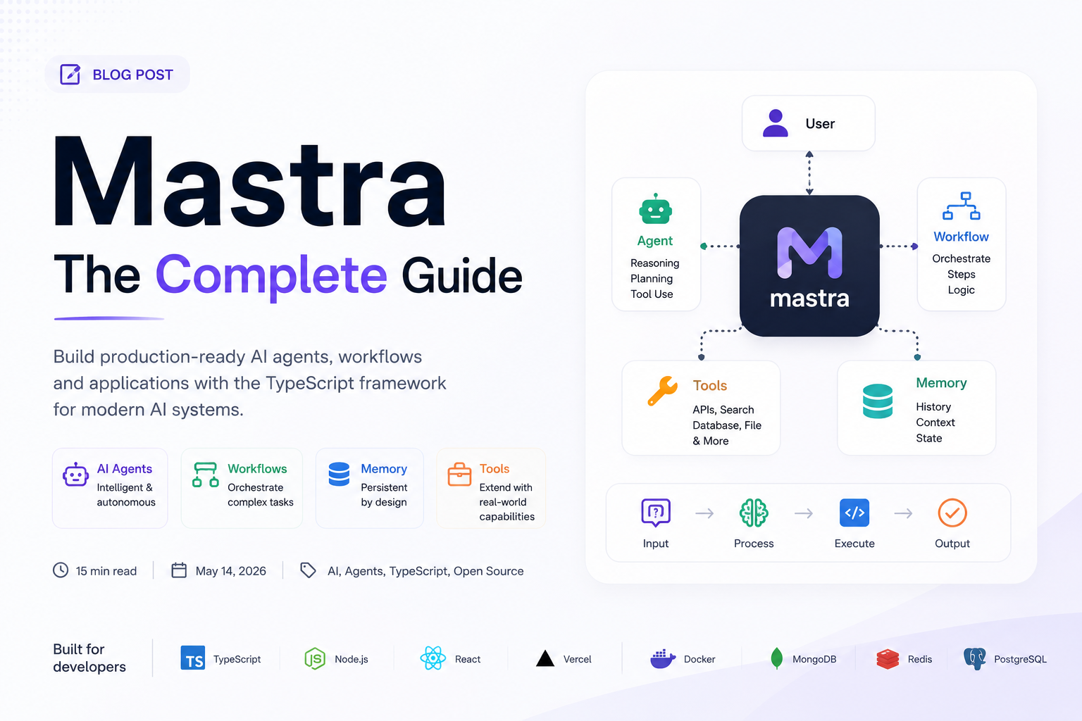 Mastra: The Complete Guide