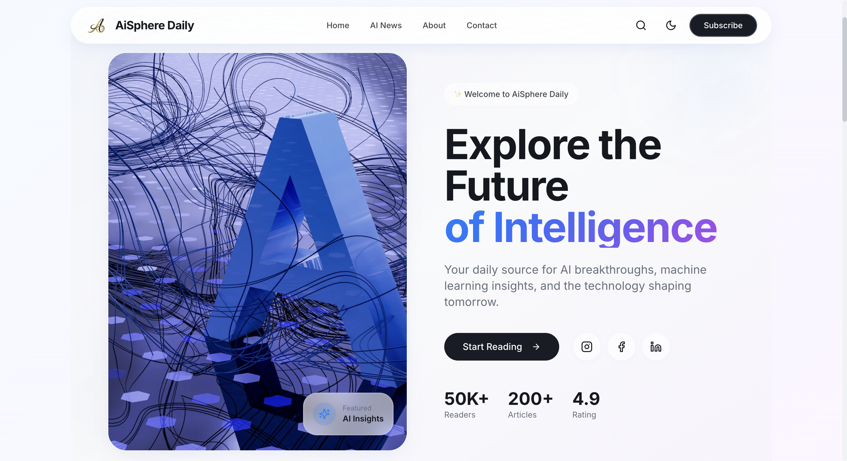 AISphere Daily — Secure AI News Platform